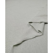 Kumaş Parça Uçuk Yeşil Diagonal Desenli Jakarlı Örme Kumaş Yumuşak Esnek Hırkalık & Kazaklık En: 130CM