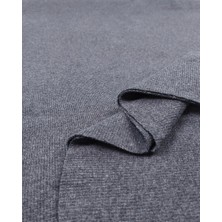 Kumaş Parça Antrasit Füme Kaşkorse Ribana Kumaş Esnek Yumuşak Bodylik & Bluzluk En: 105CM