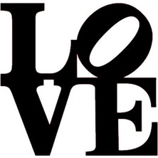 UAStudio Love Oto Cam Özel Yeni Tasarım Kaliteli Kaliteli Sticker Siyah 15*15 cm