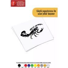 UAStudio Akrep Sticker Oto Motor Laptop Duvar Folyo Sticker 40 x 28 cm