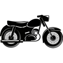UAStudio BYR002 Klasik Motosikletler (Tip 4) 40X20 cm [efsngrck]