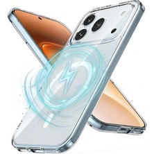 Nezih Case Honor 600 Pro Uyumlu Şeffaf Magsafe Wireless Şarj Destekli Sararmayan Sert Kılıf