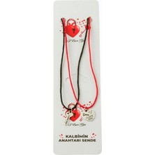AyrStore Buğz Kalbimin Anahtarı Sende Arkadaşlık Kolyeleri (Çift Kolye)