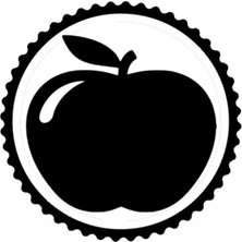 UAStudio Elma Tasarım Sticker 10 x 10 cm