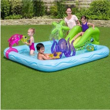 Empressco Gacha Life Su Parklı 239*206*86 cm Şişme Kaydıraklı Su Parklı Oyun Havuzu - Fiyatı, Yorumları