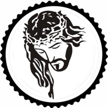 UAStudio Jesus Tasarım Sticker 10 x 10 cm
