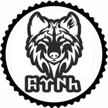 UAStudio Kurt ve Köktürkçe Türk Yazısı Tasarım Sticker 10 x 10 cm