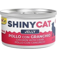 Gimcat Shinycat Fileto Tavuklu ve Yengeçli Kedi Konservesi 70 gr