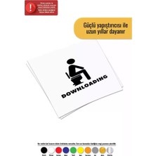 UAStudio Downloading Klozet Sticker Oto Motor Laptop Duvar Folyo Sticker 40 x 40 cm