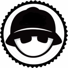 UAStudio Safari Şapkalı Emoji Tasarım Sticker 30 x 30 cm