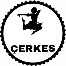 UAStudio Çerkes Dansçı Tasarım Sticker 30 x 30 cm