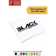 UAStudio Black Edition Sticker Oto Motor Laptop Duvar Folyo Sticker 80 x 32 cm