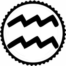 UAStudio Kova Burcu Sembolü Tasarım Sticker 10 x 10 cm