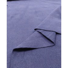 Kumaş Parça Koyu Lacivert Kaşkorse Ribana Kumaş Esnek Yumuşak Bodylik & Bluzluk 140X210CM