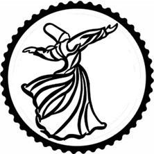 UAStudio Mevlevi Tasarım Sticker 20 x 20 cm