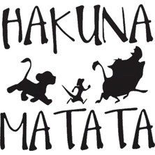 UAStudio Hakuna Matata Kaliteli Kaliteli Sticker 20 x 20 cm