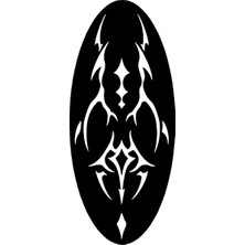 UAStudio Dövme Tasarım Kaliteli Kaliteli Sticker 10 x 24 cm