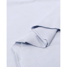 Kumaş Parça Buz Mavisi Kaşkorse Ribana Kumaş Esnek Yumuşak Bodylik & Bluzluk 120X200CM