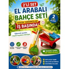 Empressco Saze 2’li Set El Arabalı Çocuk Bahçe Oyuncak Seti Tırmık Kürek Oyun Seti Pilaj Bahce Oyuncakları - Fiyatı, Yorumları
