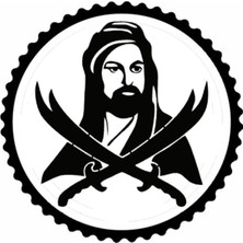 UAStudio Hz Ali ve Zülfikar Tasarım Sticker 30 x 30 cm
