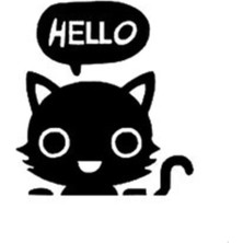 UAStudio Kedi Oto Motor Laptop Duvar Folyo Sticker 60 x 60
