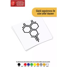 UAStudio Altıgen Petekler Sticker Oto Motor Laptop Duvar Folyo Sticker 50 x 75 cm