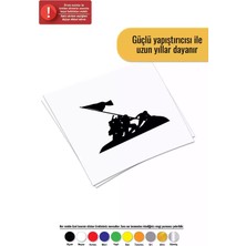 UAStudio Bayrak Diken Askerler Sticker Oto Motor Laptop Duvar Folyo Sticker 15 x 15 cm