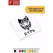 UAStudio Kurt Börü - Araç, Oto, Laptop, Duvar Uyumlu Sticker 15*19 cm