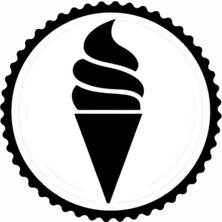 UAStudio Külahta Dondurma Tasarım Sticker 10 x 10 cm