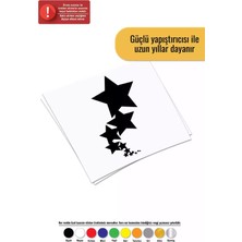 UAStudio Yıldızlar Seti - Araç, Oto, Laptop, Duvar Uyumlu Sticker 30*45 cm