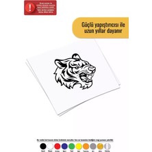 UAStudio Kaplan Kafası Yandan - Araç, Oto, Laptop, Duvar Uyumlu Sticker 15*15 cm