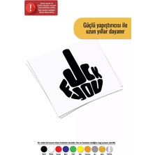 UAStudio Iskelet El Sticker Oto Motor Laptop Duvar Folyo Sticker 40X52 cm