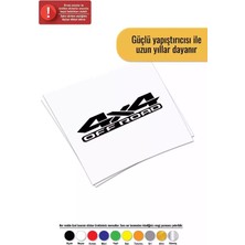 UAStudio 4x4 Off Road Sticker Oto Motor Laptop Duvar Folyo Sticker 60 x 24 cm