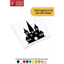 UAStudio Tarihi Şato - Araç, Oto, Laptop, Duvar Uyumlu Sticker 15*16 cm
