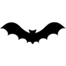 UAStudio Batman Yarasa 2 Sticker Oto Motor Laptop Duvar Folyo Sticker 40 x 12 cm
