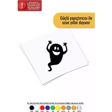 UAStudio Sevimli Hayalet - Araç, Oto, Laptop, Duvar Uyumlu Sticker 40*40 cm