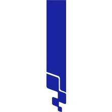 UAStudio Oto Kaput Şerit Sticker Umbra Lacivert 15 x 65 cm