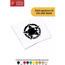 UAStudio Us Army Kask Yıldızlı - Araç, Oto, Laptop, Duvar Uyumlu Sticker 30*30 cm