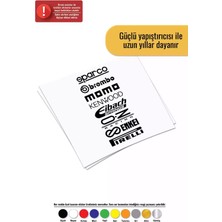 UAStudio Arka Cam Marka Seti -1 - Araç, Oto, Laptop, Duvar Uyumlu Sticker 10*20 cm