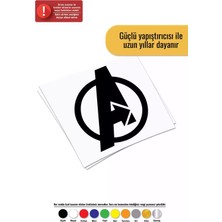 UAStudio Avengers - Araç, Oto, Laptop, Duvar Uyumlu Sticker 40*44 cm