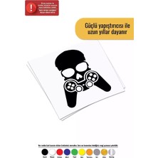 UAStudio Gamer Kuru Kafa Sticker Oto Motor Laptop Duvar Folyo Sticker 40 x 48 cm