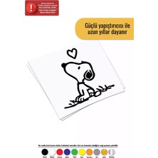 UAStudio Aşık Snoopy - Araç, Oto, Laptop, Duvar Uyumlu Sticker 50*50 cm