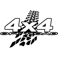 UAStudio Off Road 4x4 (Oto-Motor-Laptop-Duvar-Dekor) 10 x 6 cm