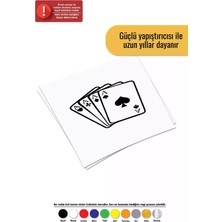 UAStudio Kare As Sticker Oto Motor Laptop Duvar Folyo Sticker 60 x 54 cm