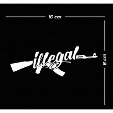 UAStudio Illegal AK47 Sticker Folyo