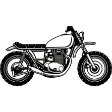 UAStudio Klasik Motosikletler (Tip 12) 100X50 cm