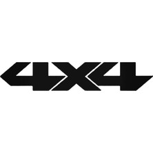 UAStudio Off Road 4x4 Oto Motor Laptop Duvar Folyo Sticker 15 x 1 cm