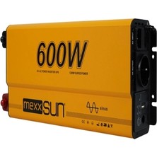 Mexxsun 12V 600W Tam Sinüs Ups Karavan Inverter (Remote Ekran)