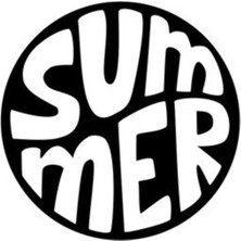 UAStudio Summer Sticker 40 x 40 cm