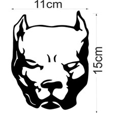 UAStudio Pitbull Köpek Araba Oto Motosiklet Sticker 00435